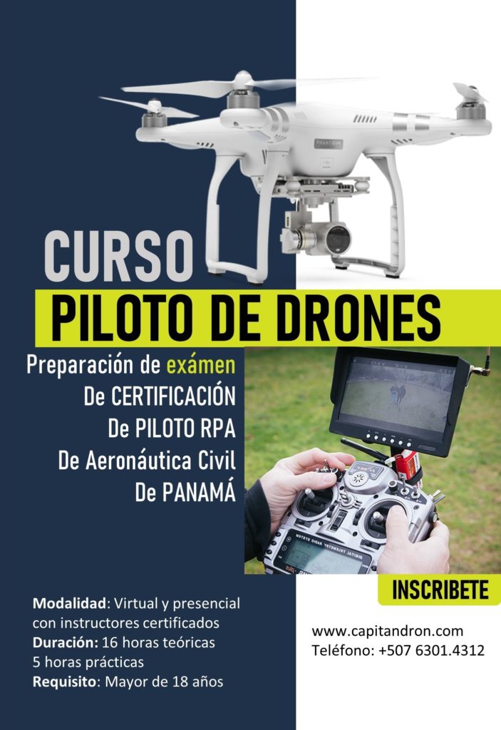 cursos DE pilotos de drones